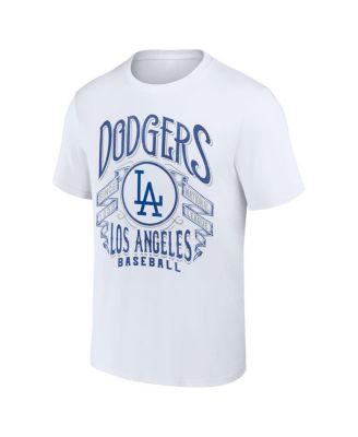 Men's Darius Rucker Collection by White Los Angeles Dodgers Distressed Rock T-shirt