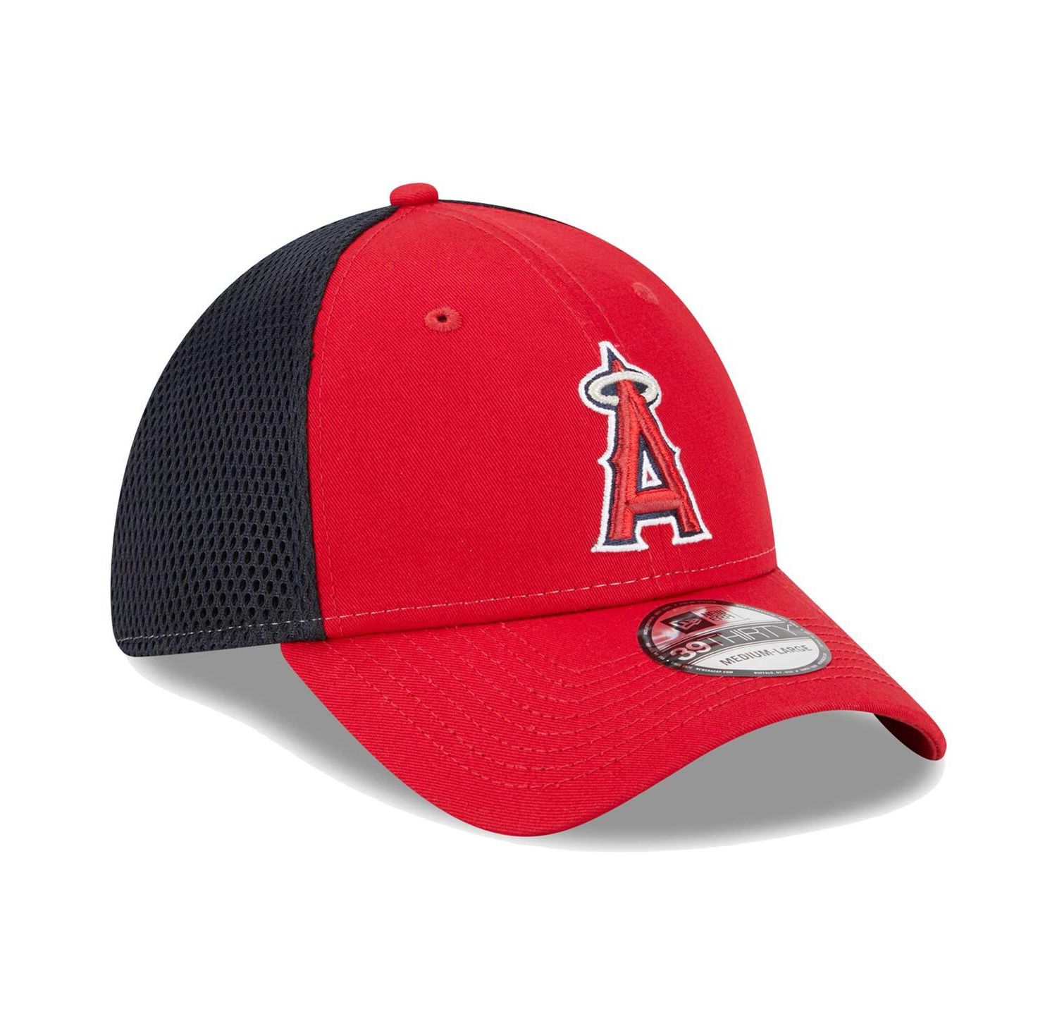 Men's Red Los Angeles Angels Team Neo 39THIRTY Flex Hat