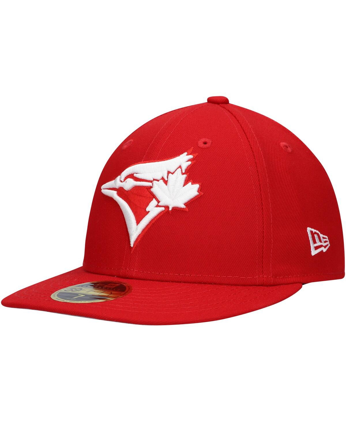 Men's New EraToronto Blue Jays Low Profile 59FIFTY Fitted Hat - Scarlet