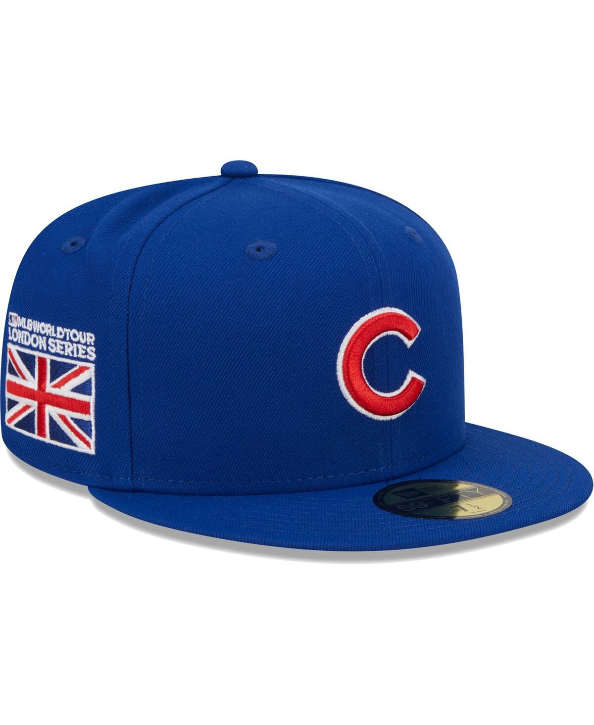 Shop New Era Men's  Royal Chicago Cubs 2023 Mlb World Tour: London Series Flag 59fifty Fitted Hat
