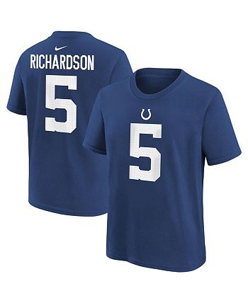 Nike Colts 5 Anthony Richardson Grey Baseball Vapor Limited Men Jersey