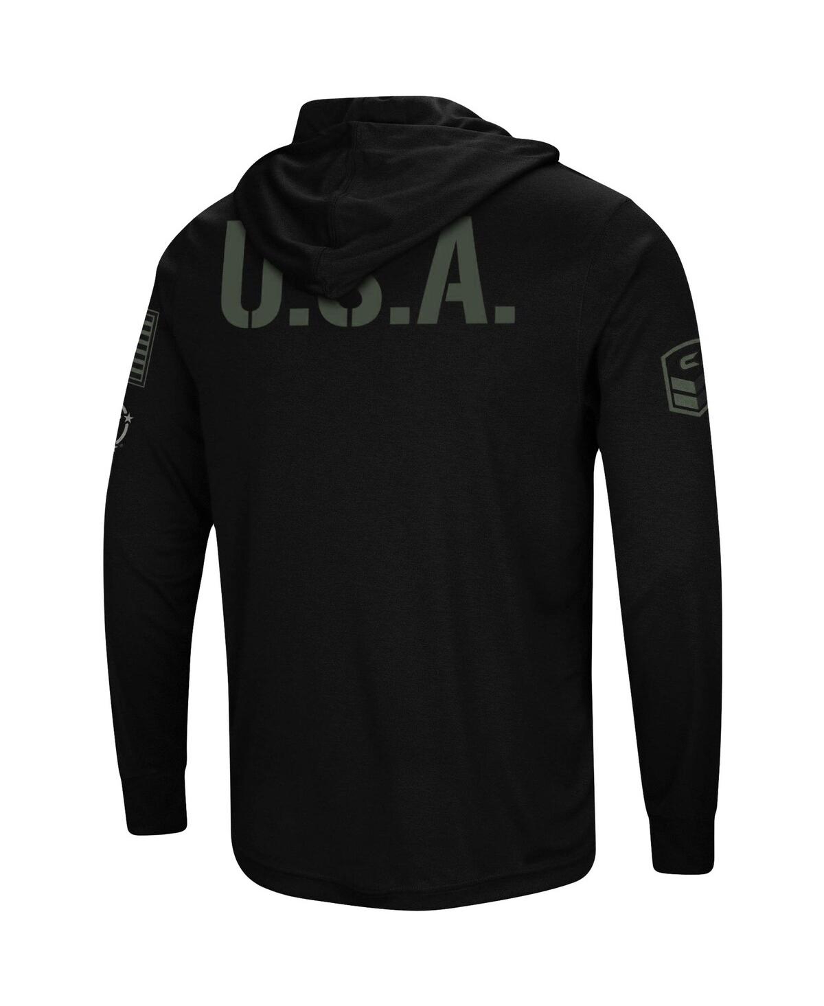 Colosseum Men's  Black Notre Dame Fighting Irish Oht Military-inspired Appreciation Hoodie Long Sleev In Black