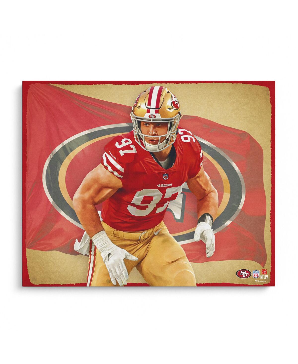 Fanatics Authentic Nick Bosa San Francisco 49ers Unsigned 16" X 20" Photo Print In Red