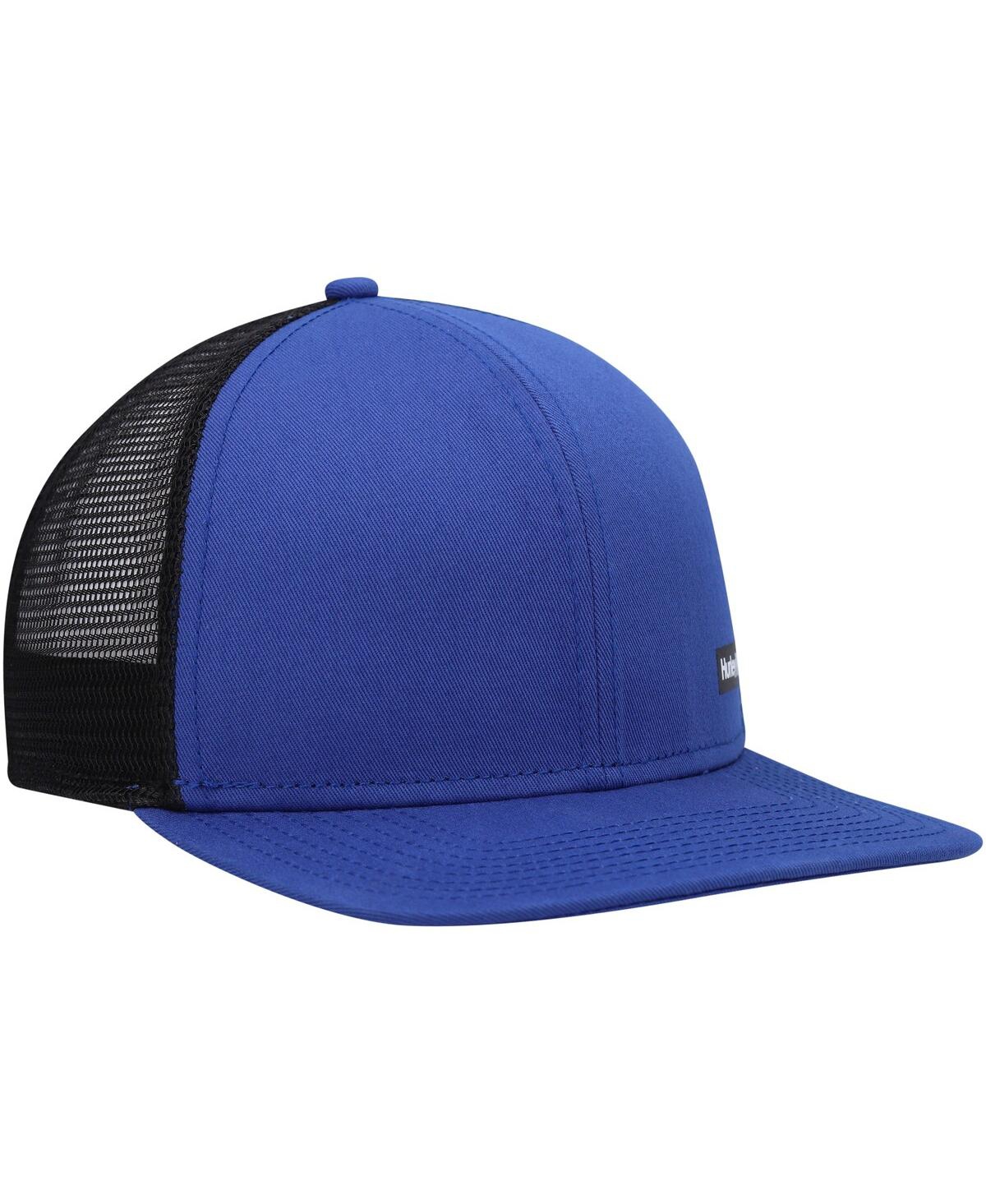 Shop Hurley Men's  Blue, Black Supply Trucker Snapback Hat In Blue,black