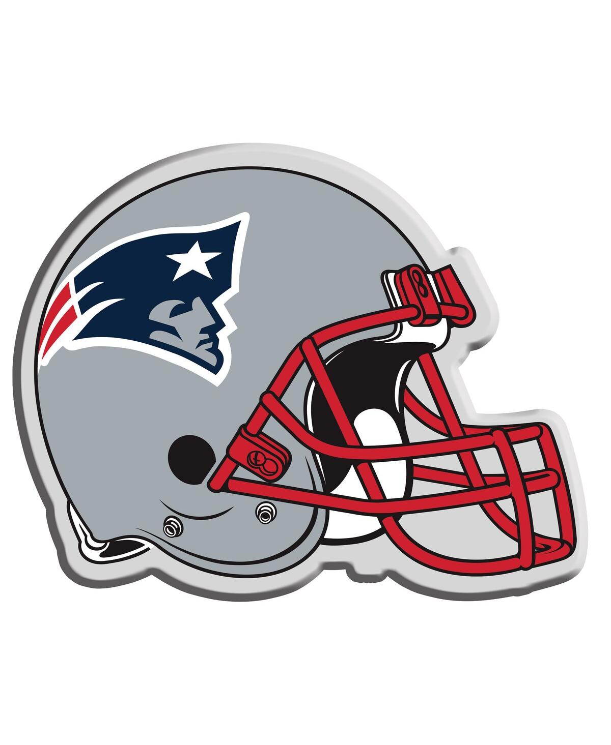 Memory Company New England Patriots Helmet Lamp In Gray
