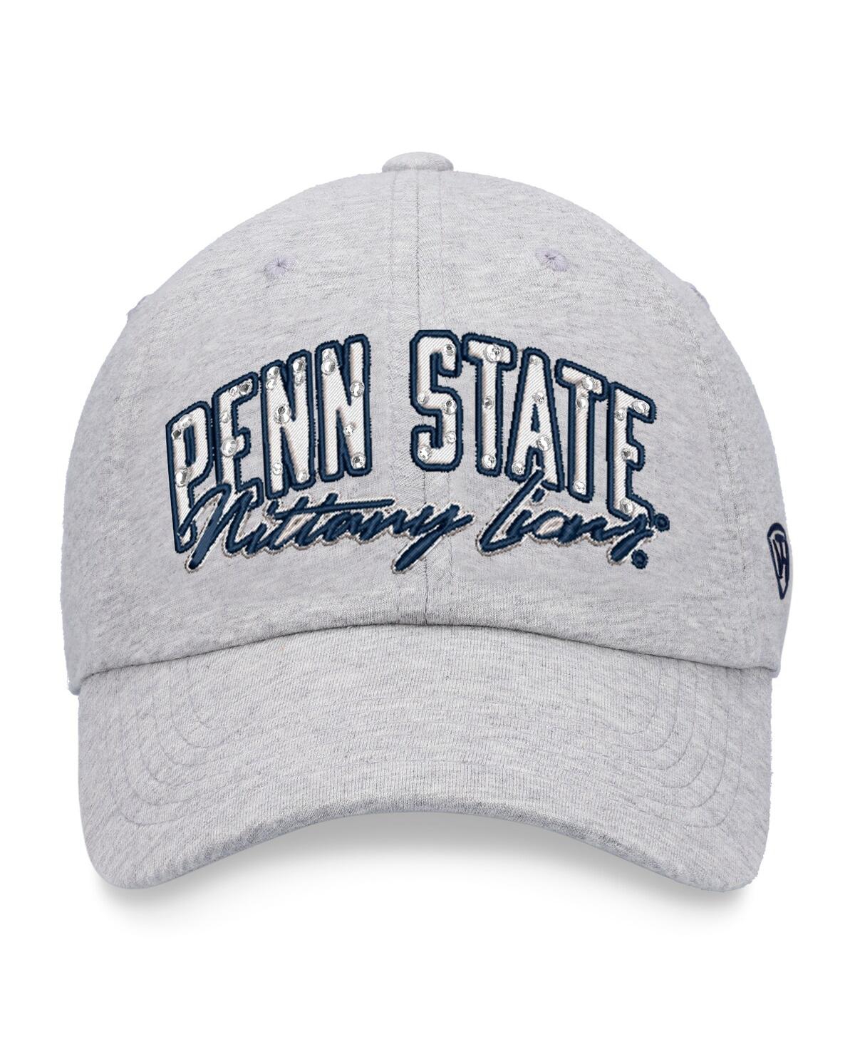 Shop Top Of The World Women's  Heathered Gray Penn State Nittany Lions Christy Adjustable Hat