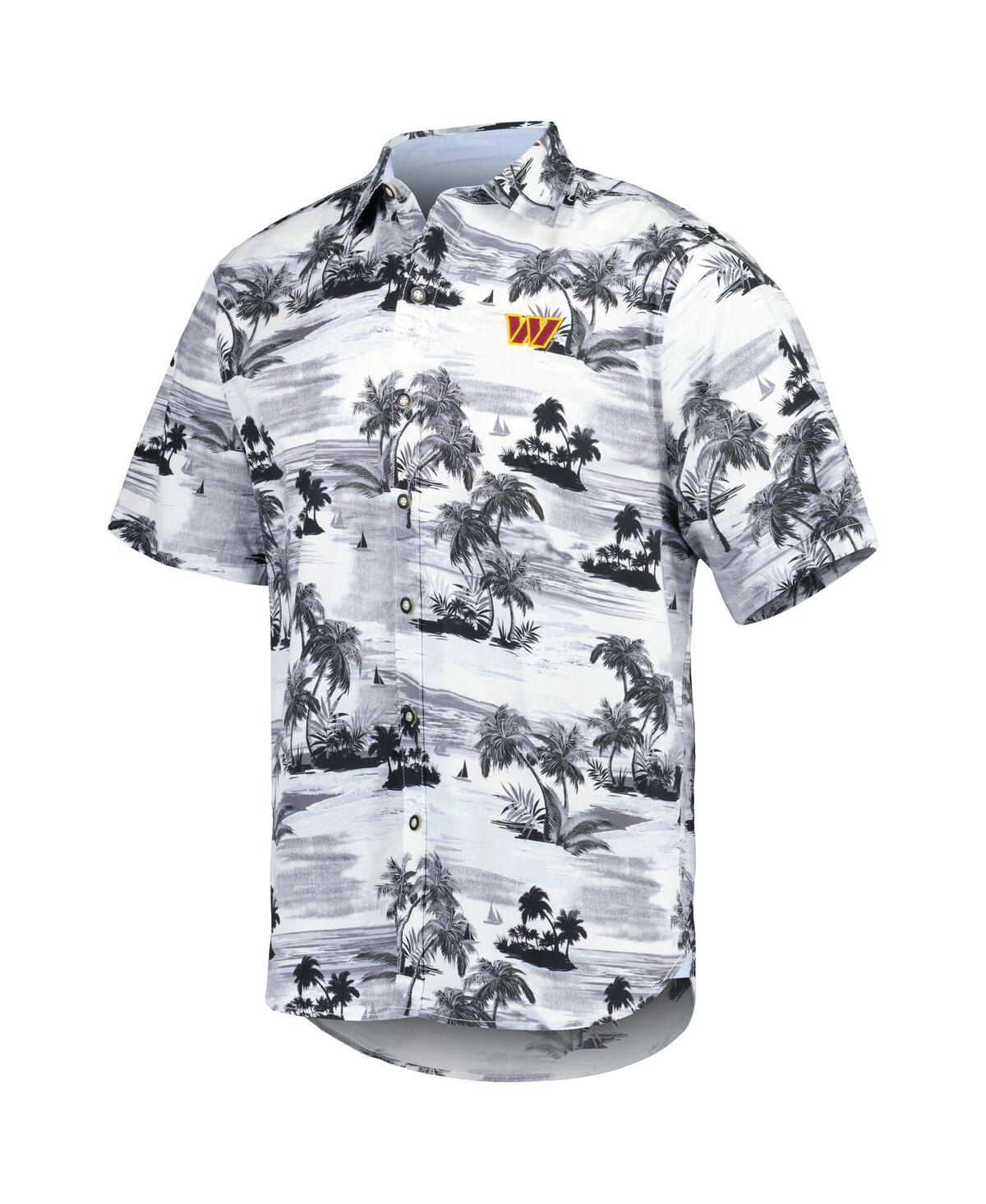 Shop Tommy Bahama Men's  Black Washington Commanders Sport Tropical Horizons Button-up Shirt