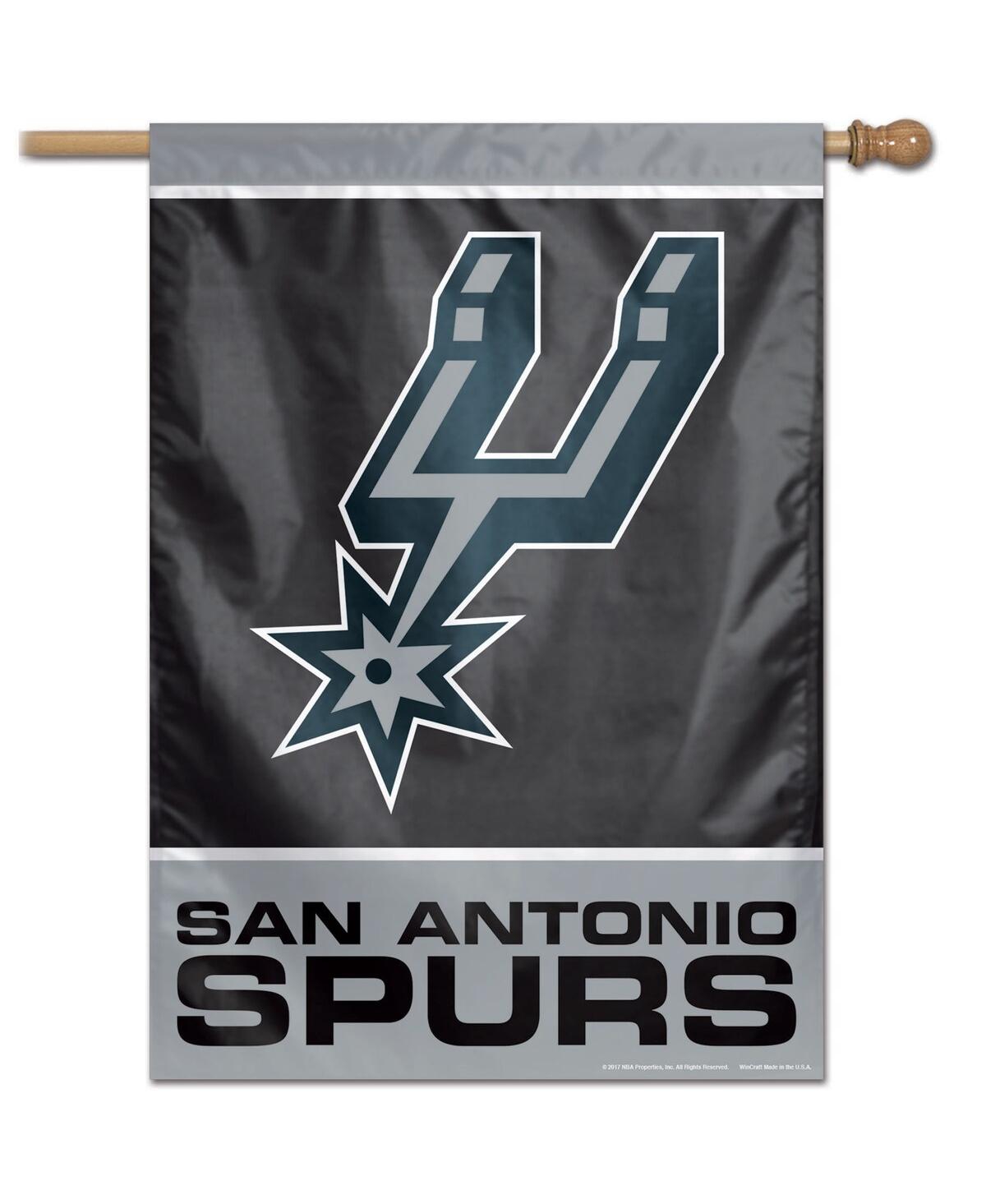 Wincraft San Antonio Spurs 28" X 40" Single-sided Vertical Banner In Gray,black
