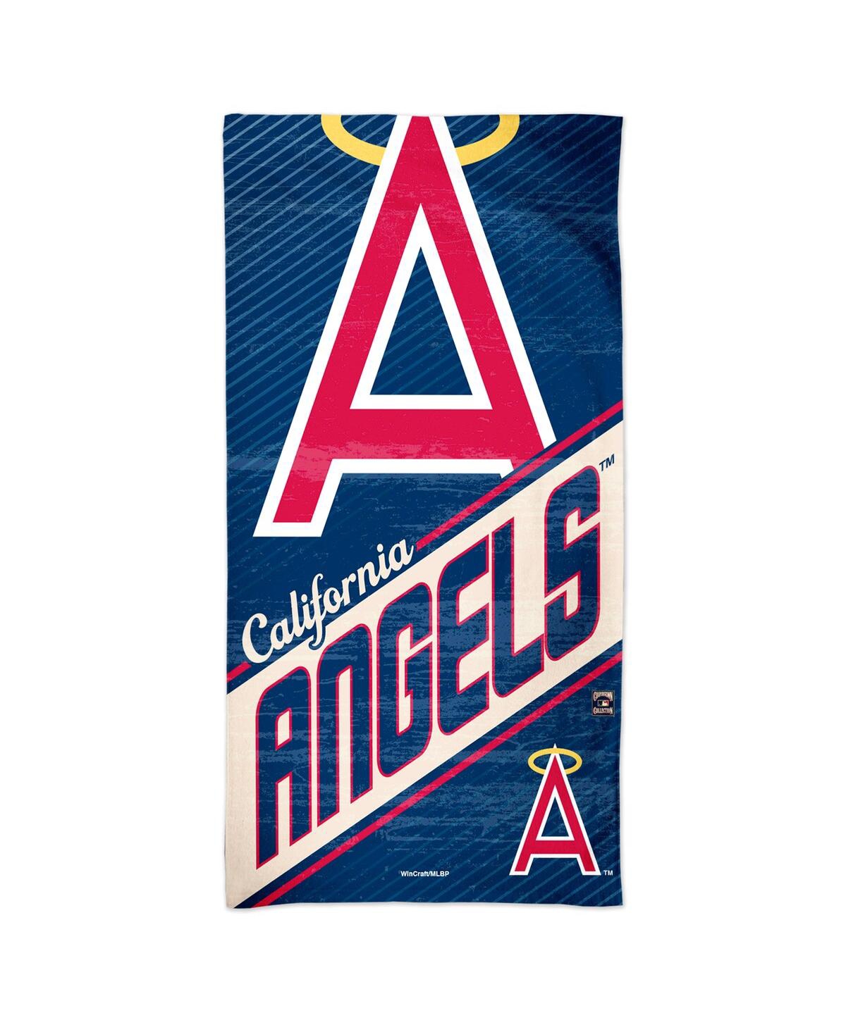Wincraft California Angels 30'' X 60'' Cooperstown Collection Spectra Beach Towel In Navy