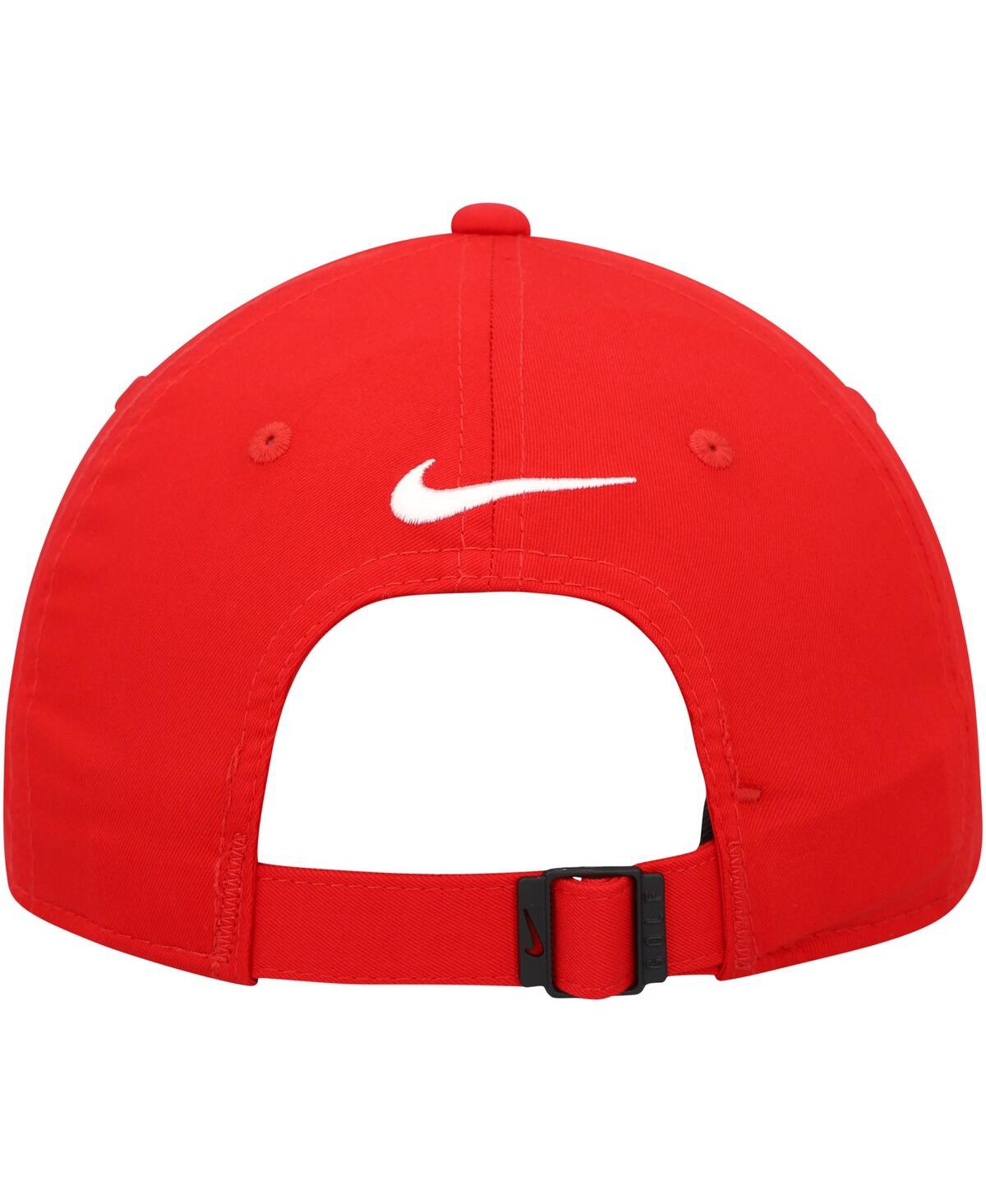 Shop Nike Men's  Red Usmnt Golf Legacy91 Adjustable Hat