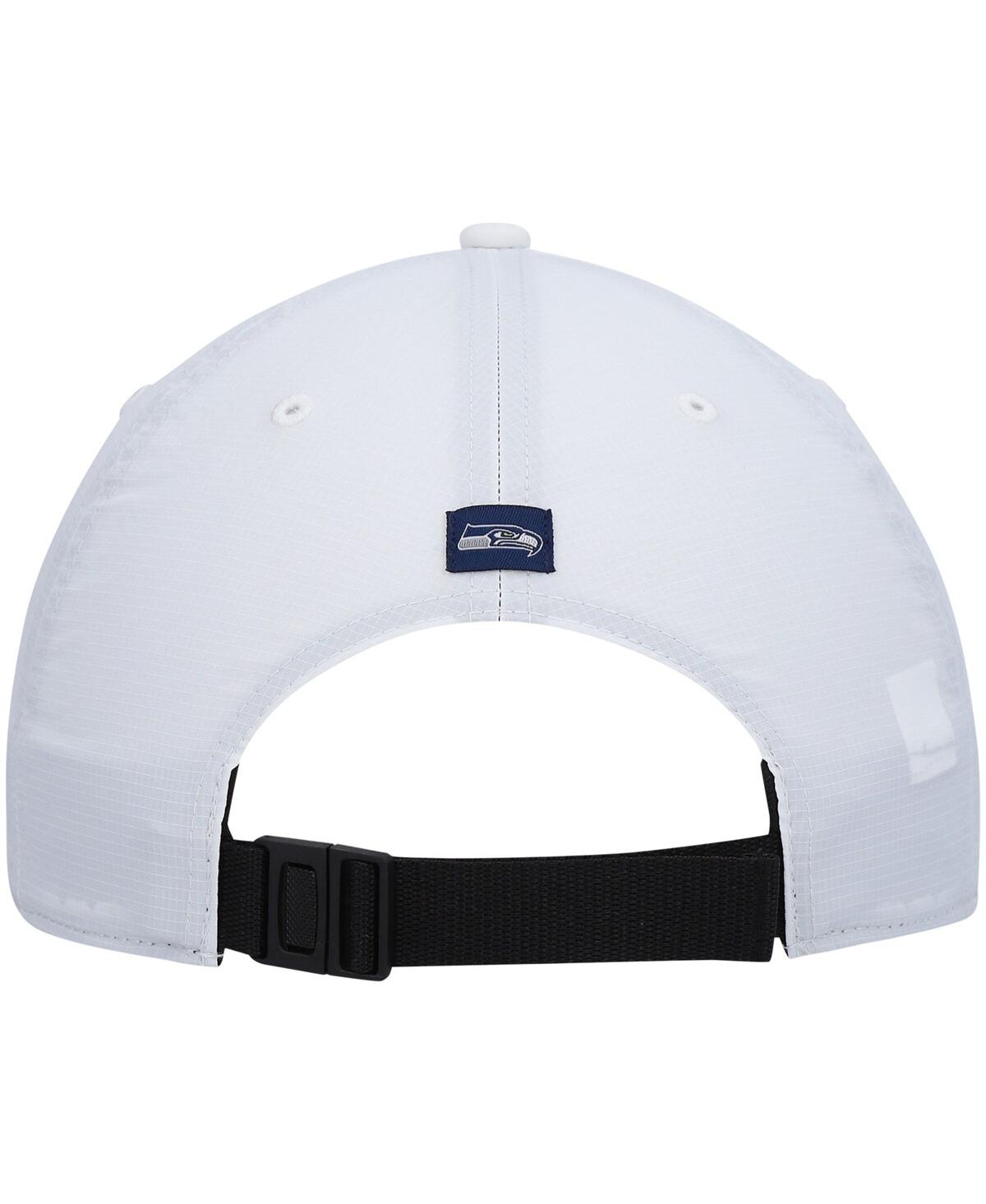 Men's '47 BrandSeattle Seahawks Hitch Stars and Stripes Trucker Adjustable Hat - White