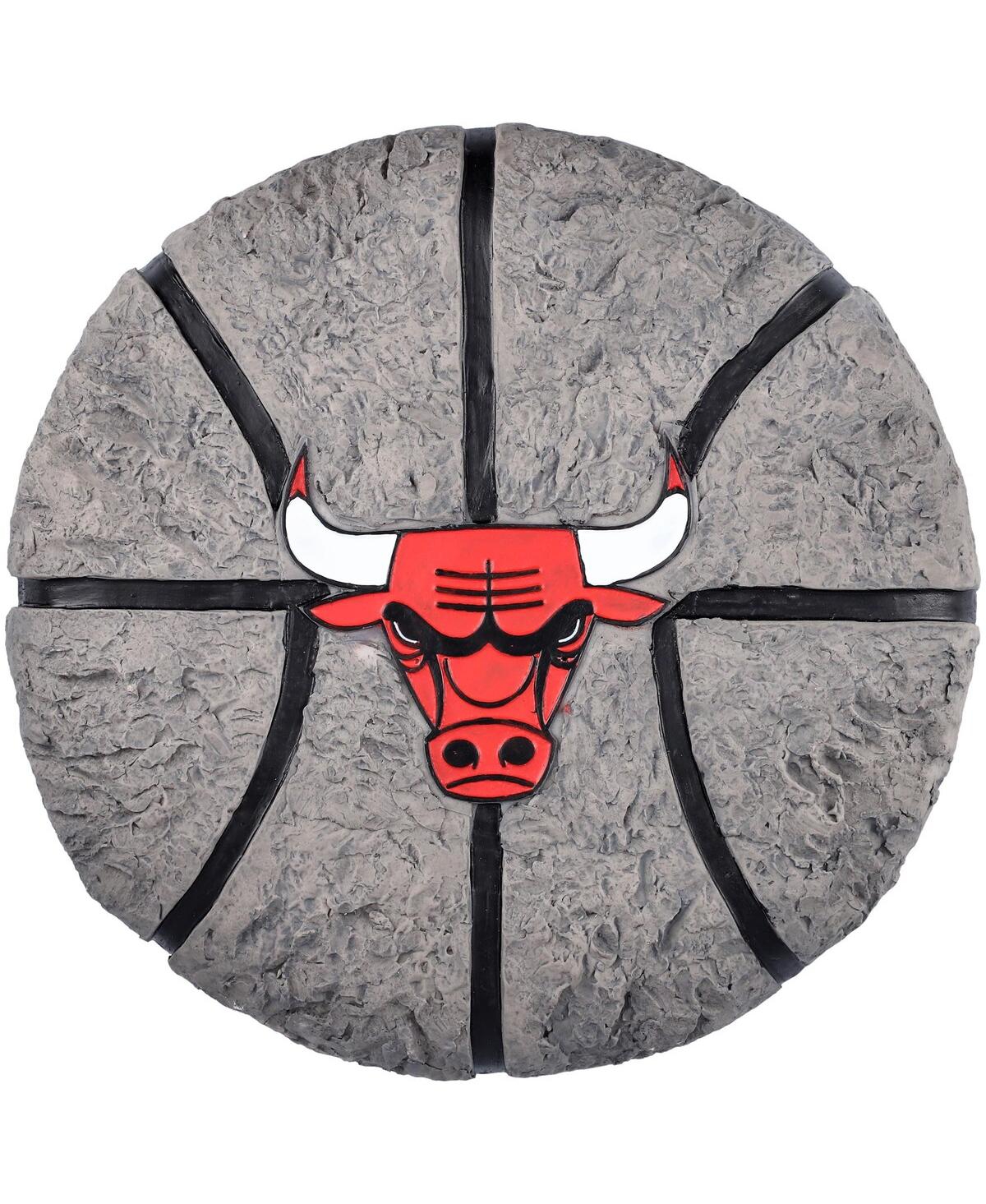 Chicago Bulls Ball Garden Stone - Gray