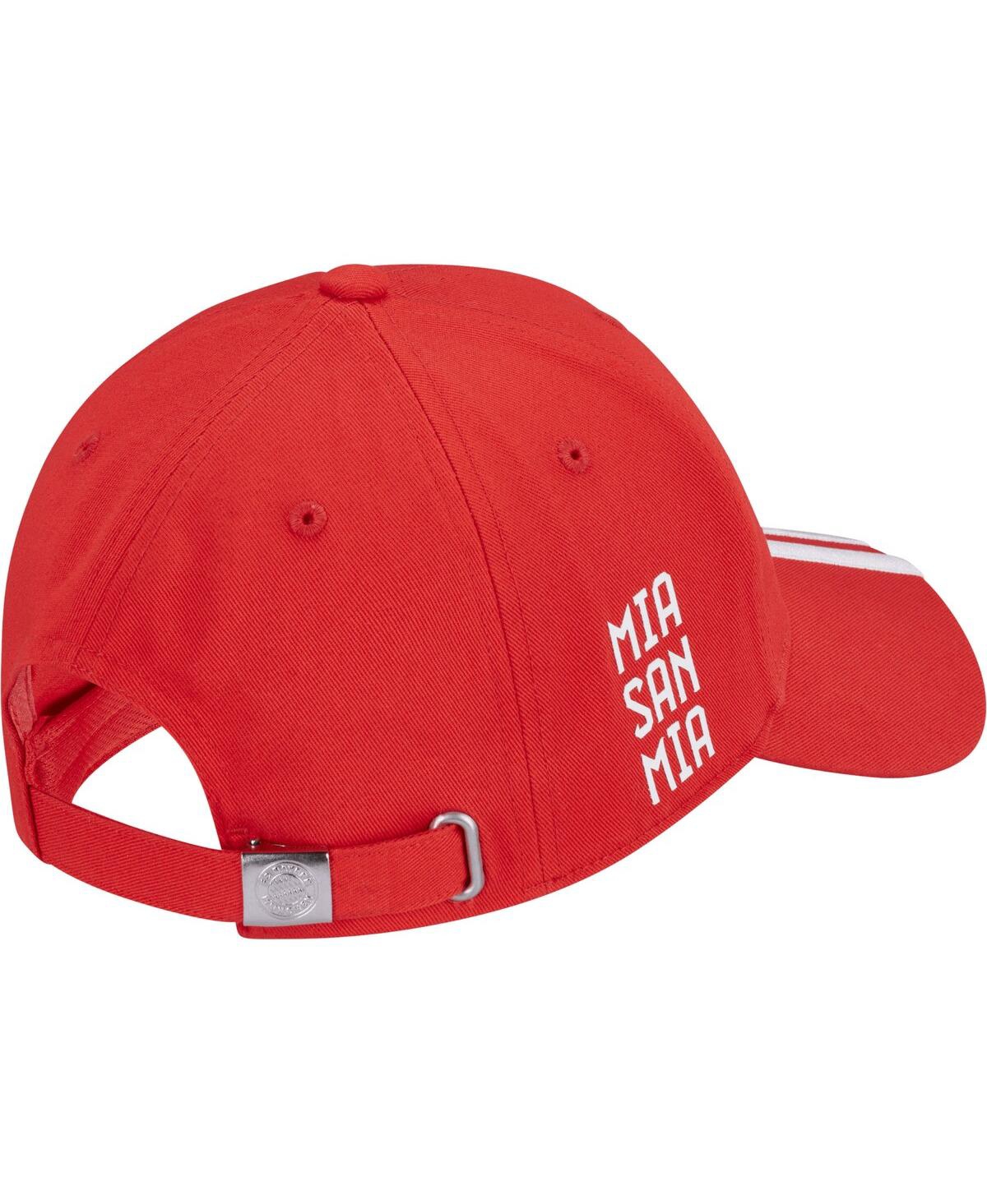 Shop Adidas Originals Men's Adidas Red Bayern Munich Baseballâ Adjustable Hat
