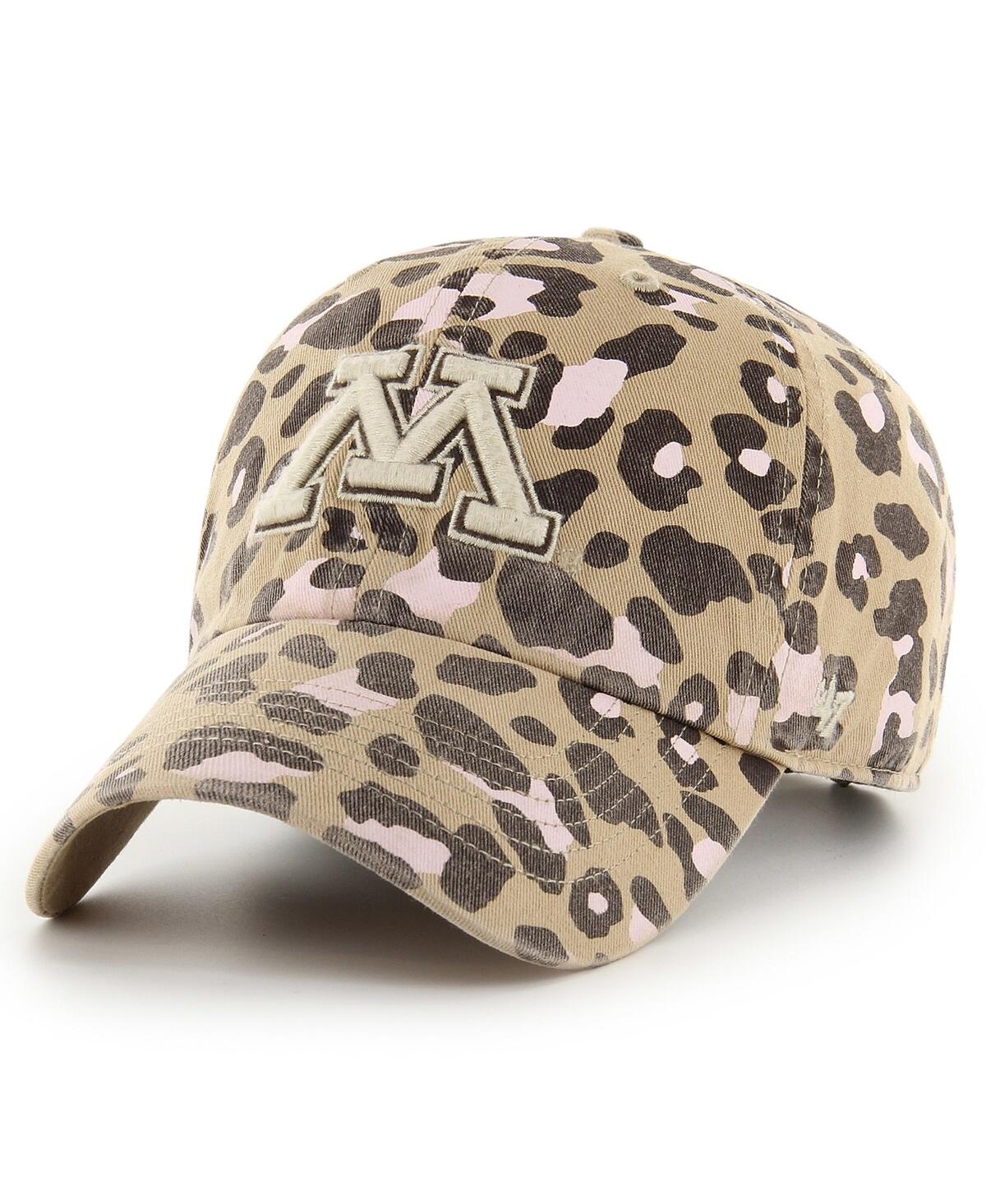 47 Brand Women's ' Khaki Minnesota Golden Gophers Bagheera Clean Up Adjustable Hat