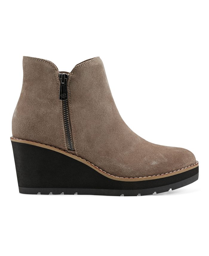 Easy Spirit Women's Jayda Round Toe Casual Wedge Booties Macy's