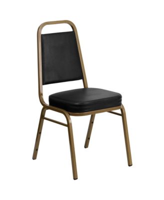 Trapezoidal Back Stacking Banquet Dining Chair - 2.5" Thick Seat