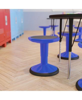 Saylor Height Adjustable Active Motion Stool For Kids With Weighted Rubber Non-Slip Bottom