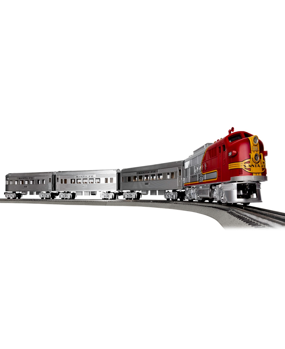 Lionel Santa Fe Super Chief Lionchief Bluetooth 5.0 Train Set With Remote In Multi