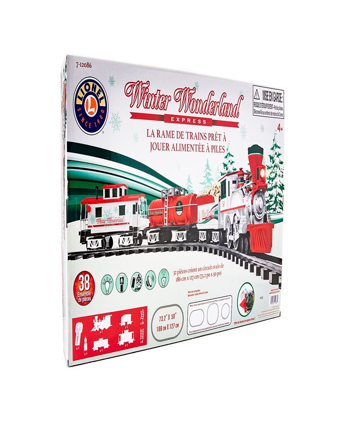 Lionel Winter Wonderland BatteryOperated Ready to Play Train Set with Remote Macy's