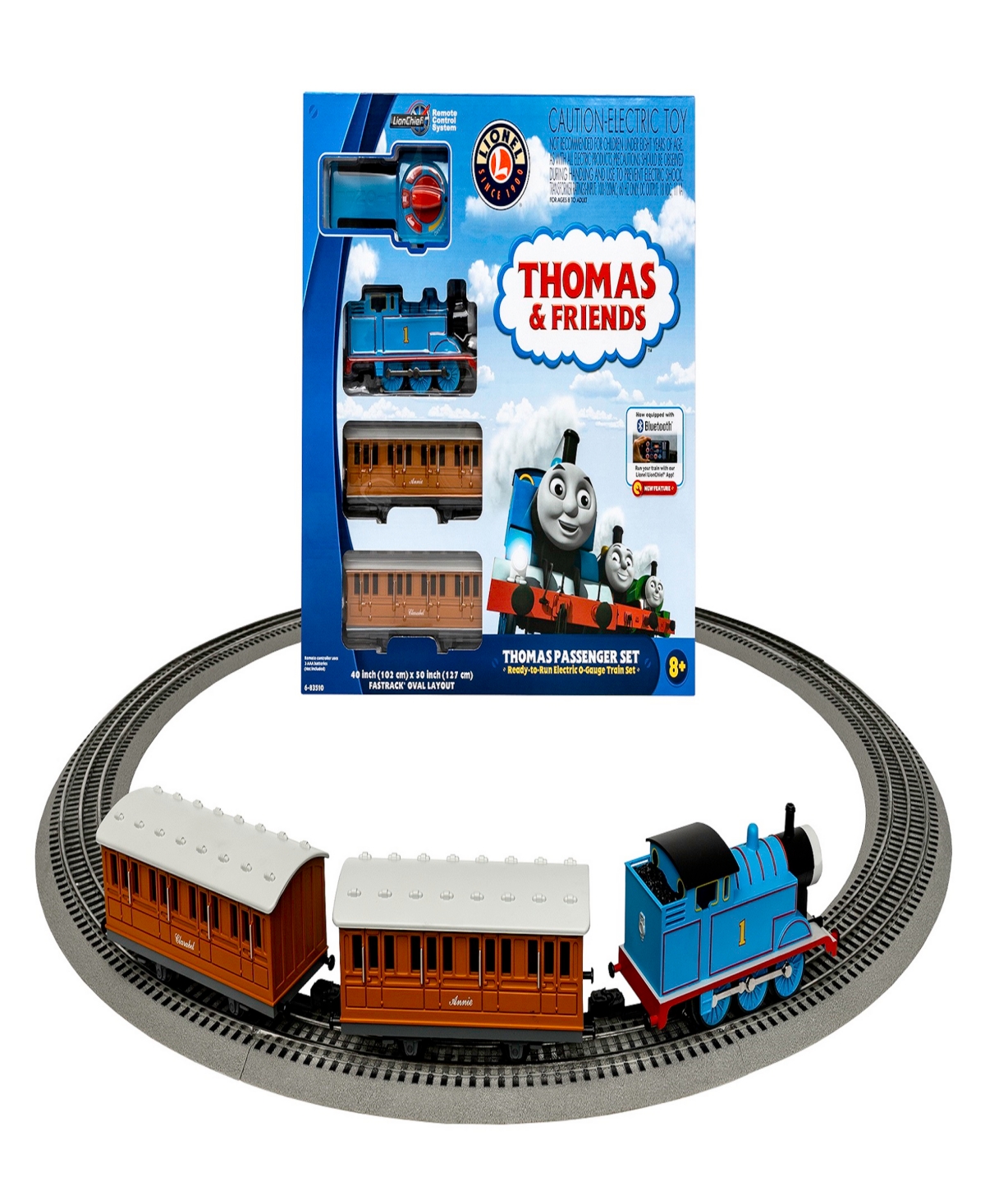 Lionel Mattel Thomas Friends Passenger Lionchief Bluetooth Train Set With Remote In Multi