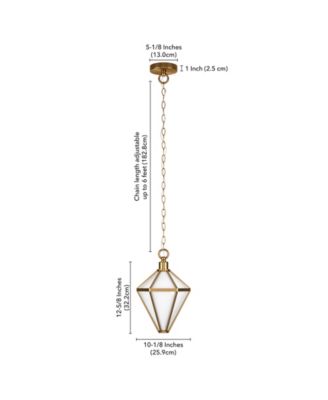 Adara 10" Wide Pendant with Glass Shade