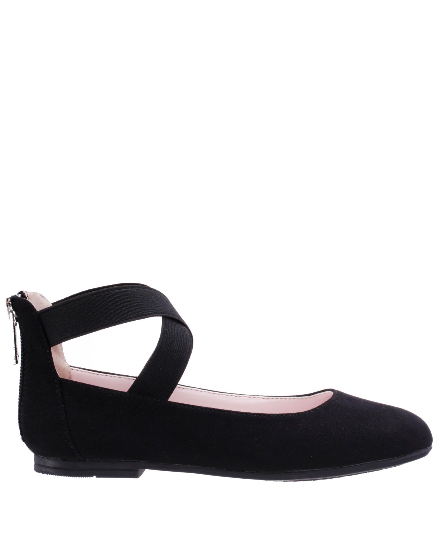 Little Girls Marissa Crisscross Ankle Strap Ballet Flat