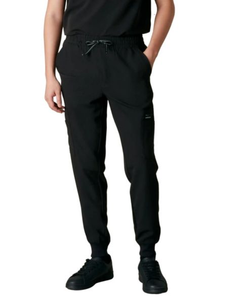Мужские брюки Members Only London Jogger Scrub Pants for Men, цвет: Чёрный