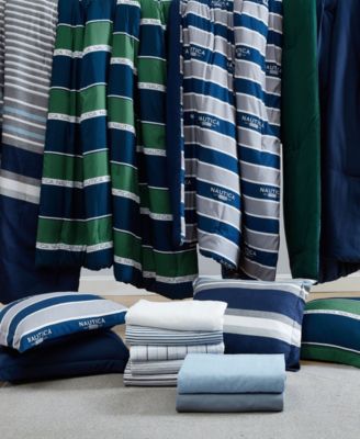 Solid Microfiber Reversible 6 Piece Comforter Set, Full