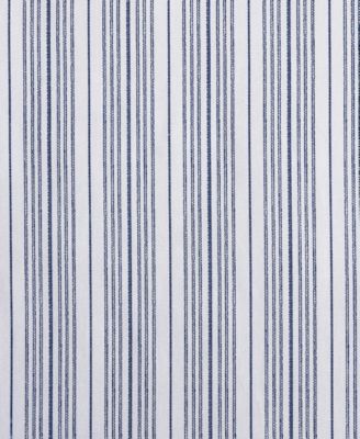 Beaux Stripe Cotton Percale Fitted Sheet, Twin