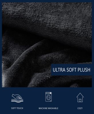 Solid Ultra Soft Plush Fleece Blanket, Twin