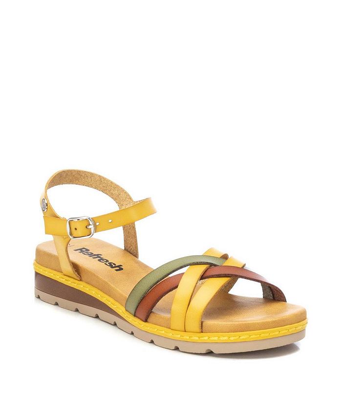 Macy's yellow cheap sandals