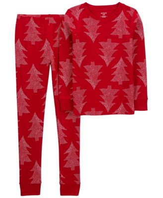 Carter's Carters Christmas Tree Family Pajamas Collection In Green