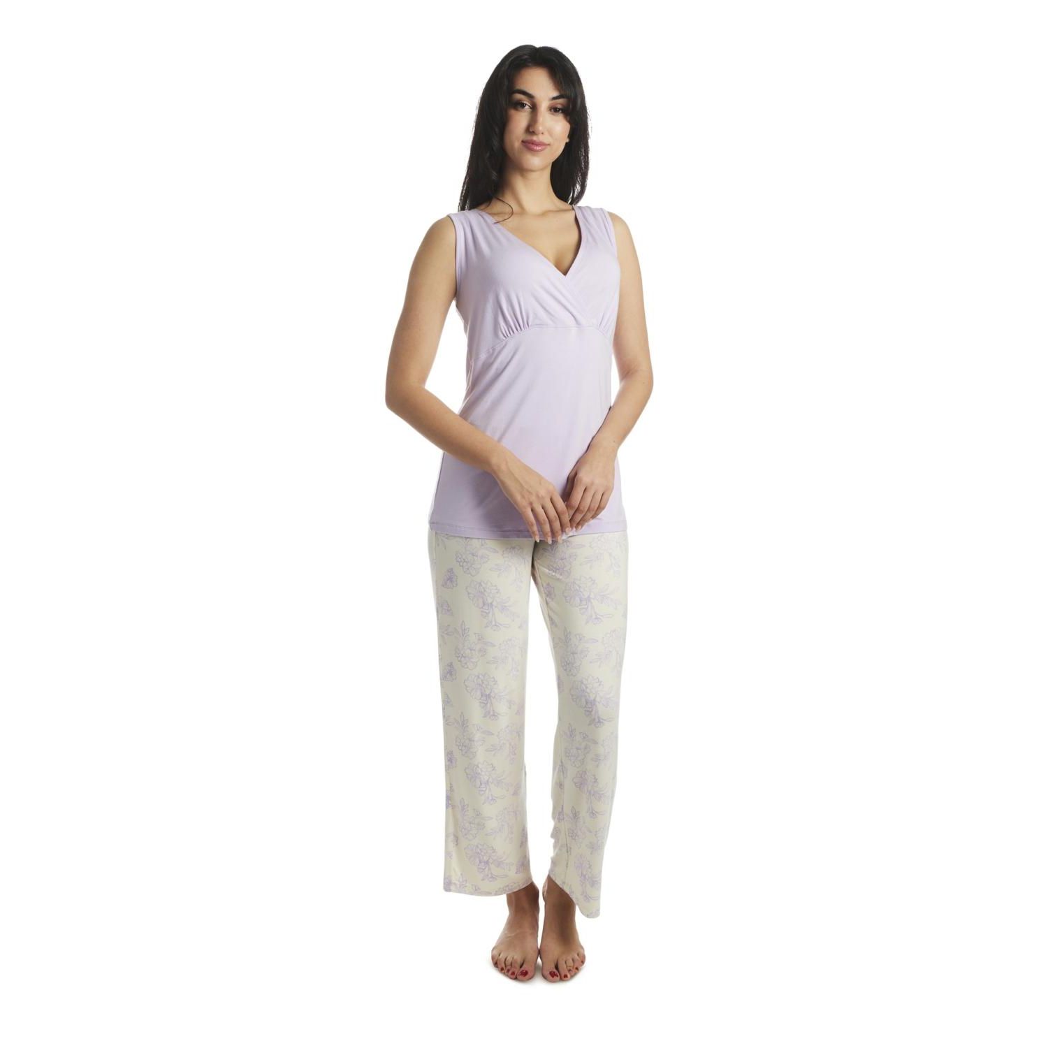 Women's Maternity Analise During After 5-Piece Maternity/Nursing Sleep Set