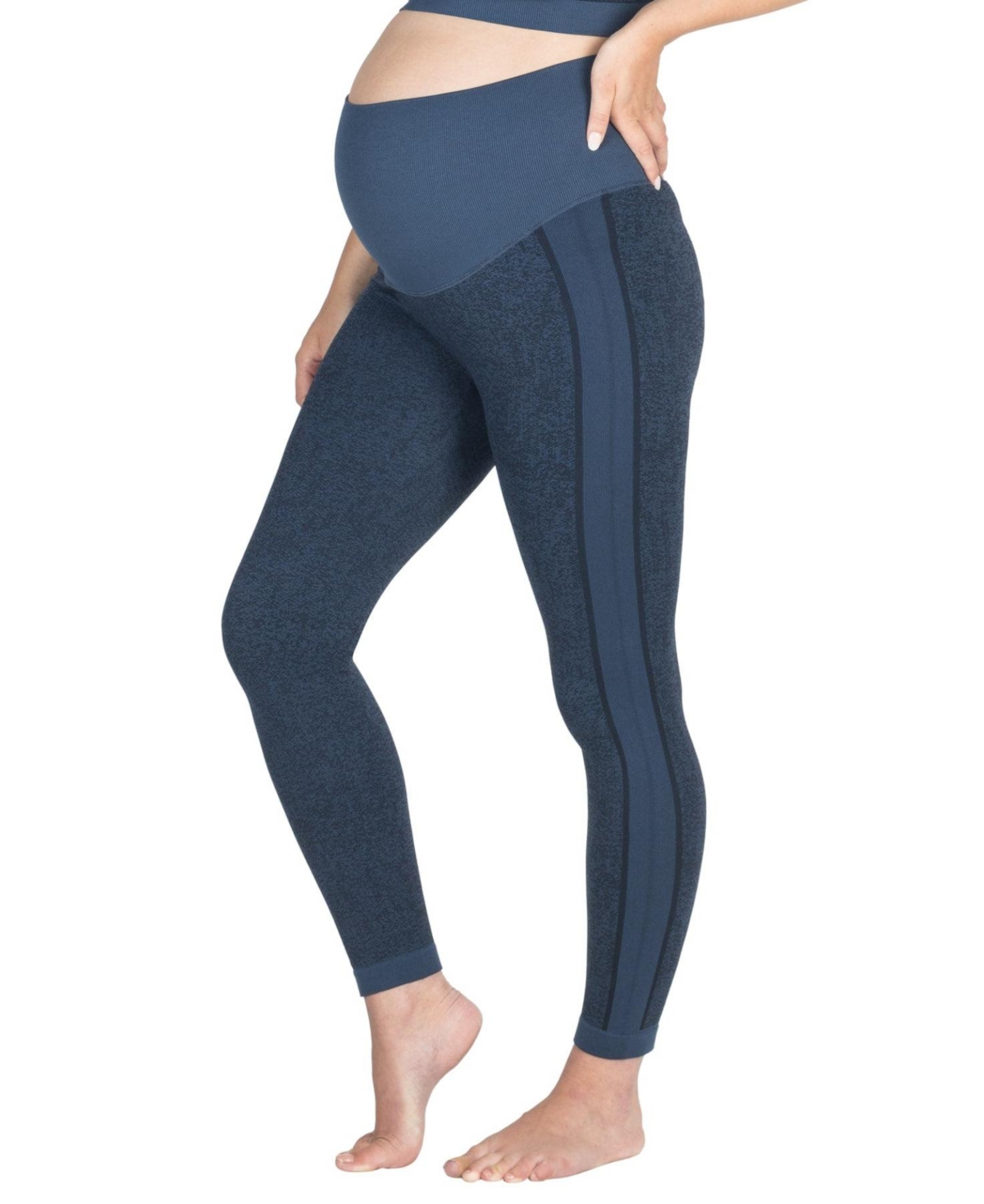 Modern Eternity Maternity Maternity Ella Activewear Seamless Leggings