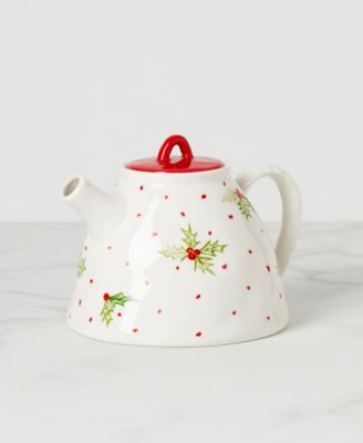 Lenox Bayberry Porcelain Printed Teapot