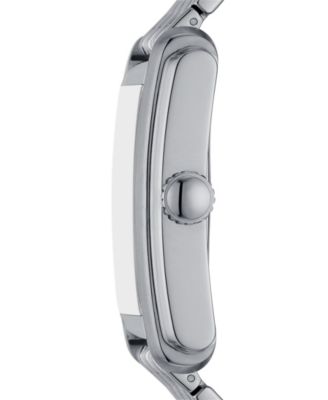 Men's Carraway Three-Hand Silver-Tone Stainless Steel Watch, 30mm