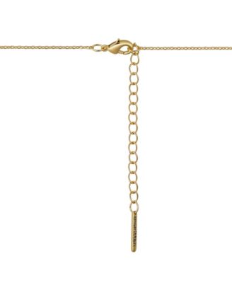 Cubic Zirconia Hexagon Pendant Necklace