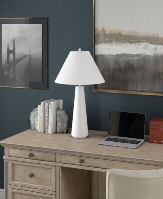 Ingalls 28" Tall Monochrome Table Lamp with Linen Shade
