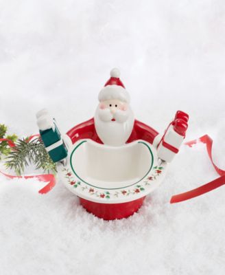 Santa Dip Bowl & Spreaders