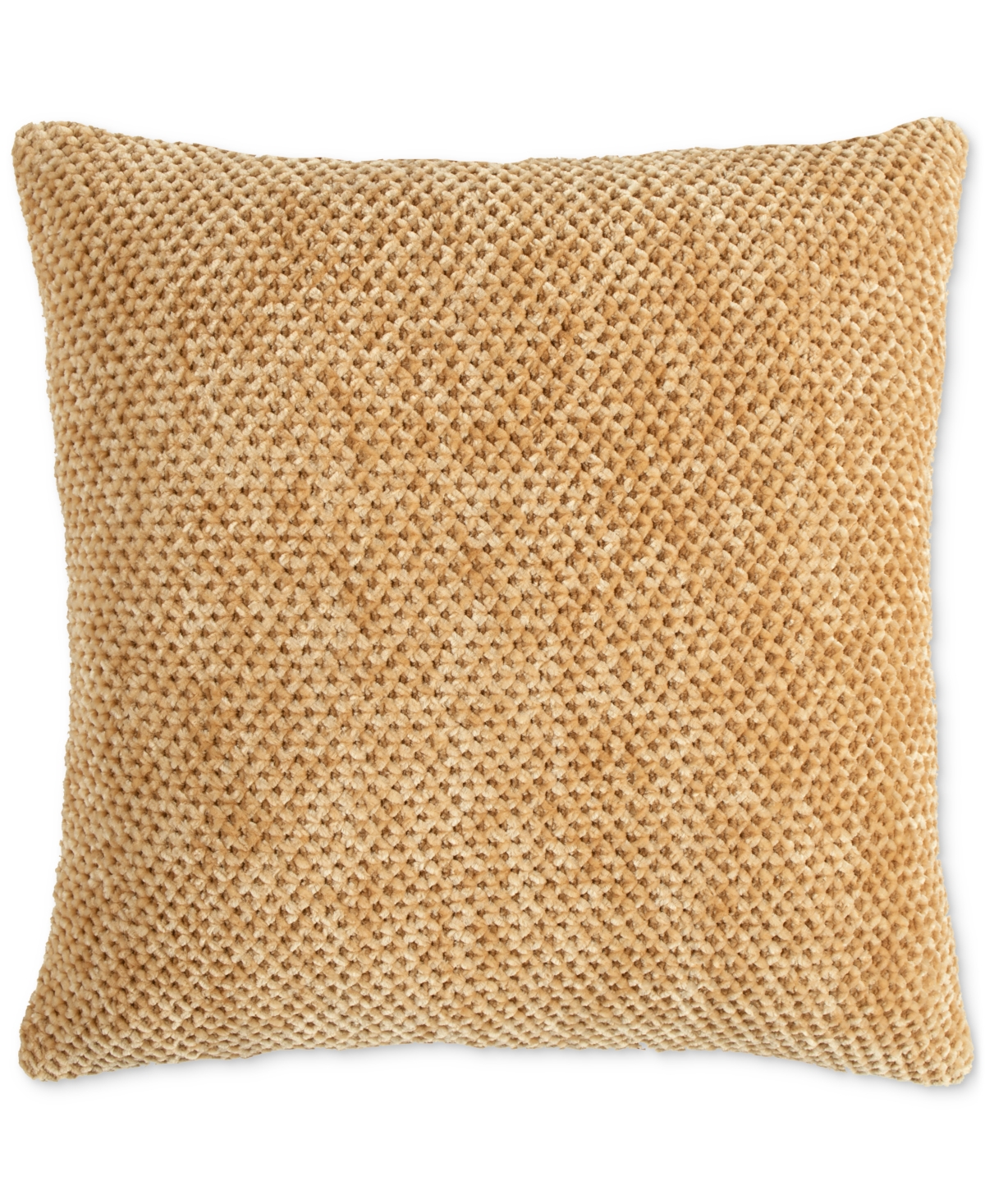 Lush Decor Braided Decorative Pillow, 18" X 18" In Iced Coffee