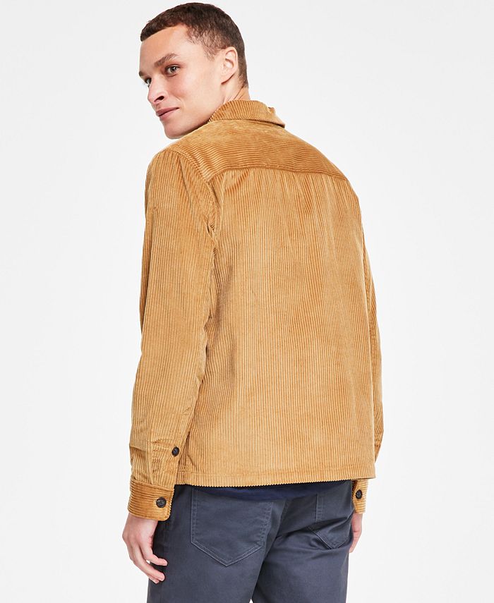 Michael Kors Men's SlimFit Stretch Corduroy Shirt Jacket Macy's