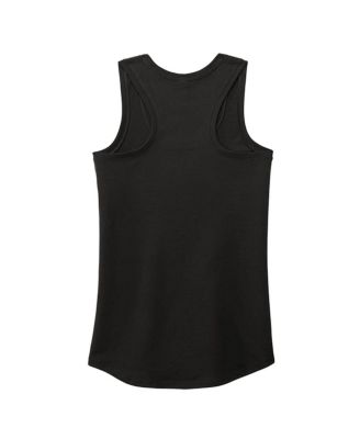 Women's Heather Black Ty Gibbs Racer Back Tank Top