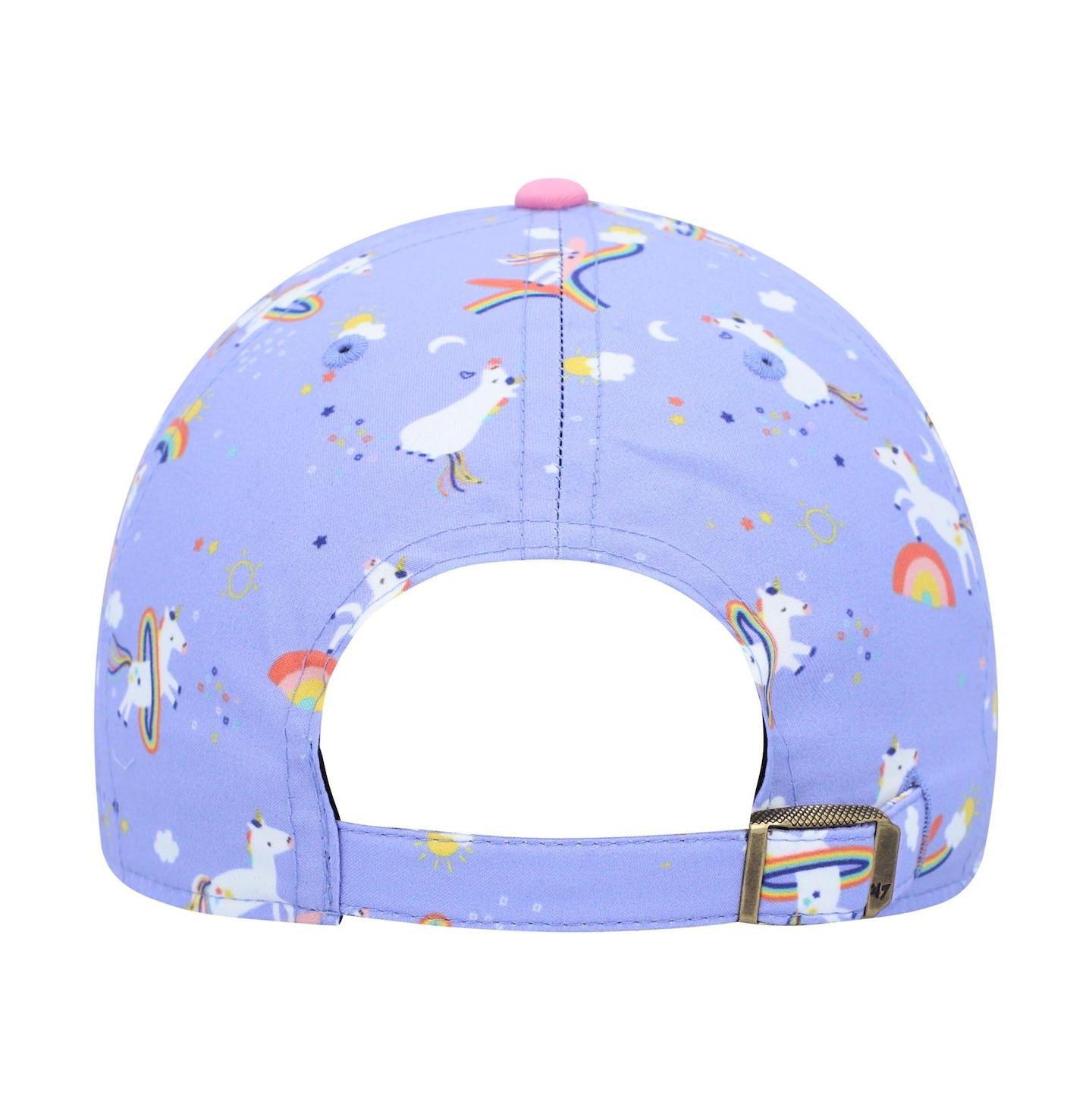 Кепка '47 Brand Preschool Purple New England Patriots Unicorn Clean Up Adjustable Hat для девочек — фото 5