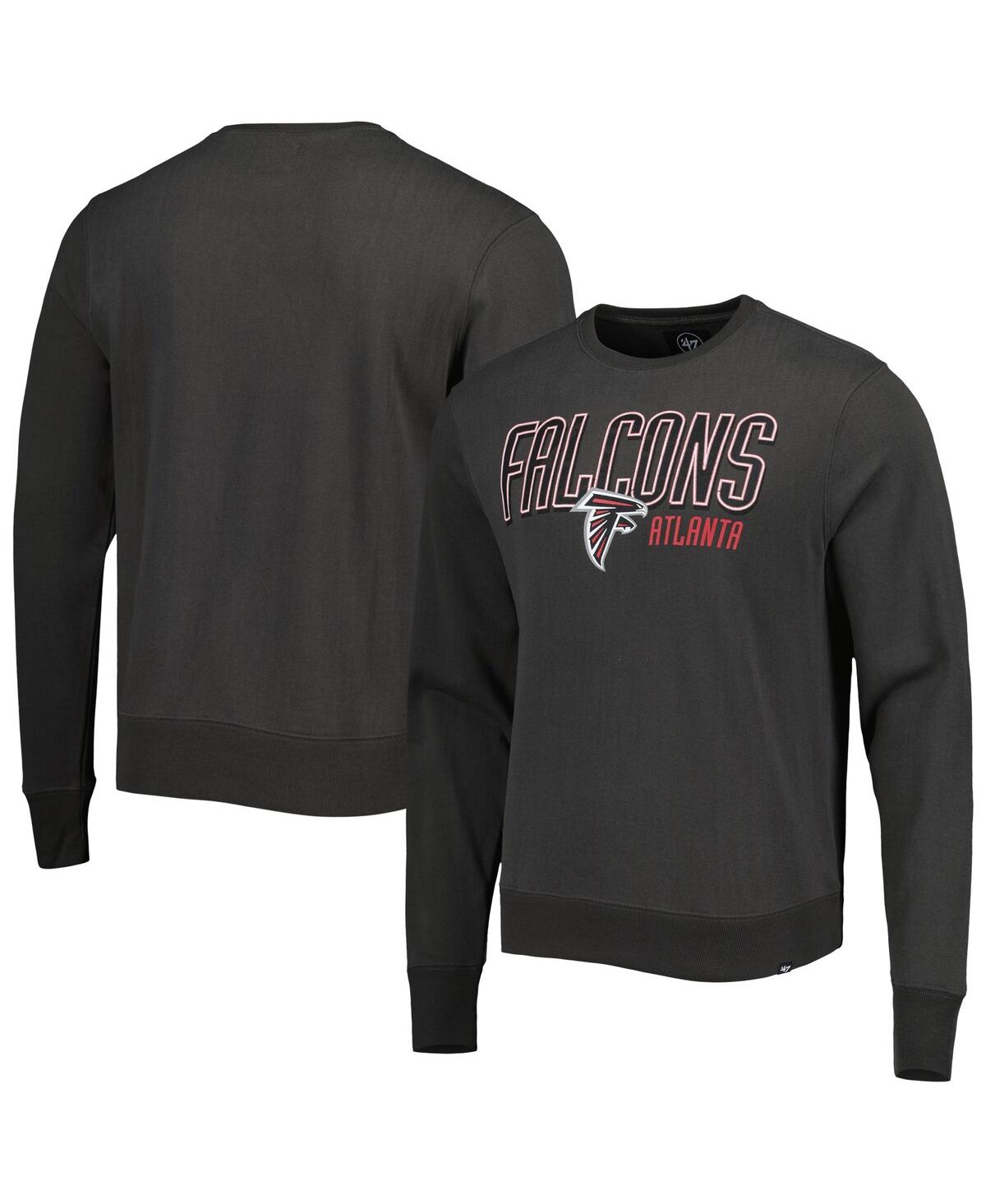 47 Brand Men's ' Charcoal Atlanta Falcons Locked In Headline Pullover Sweatshirt