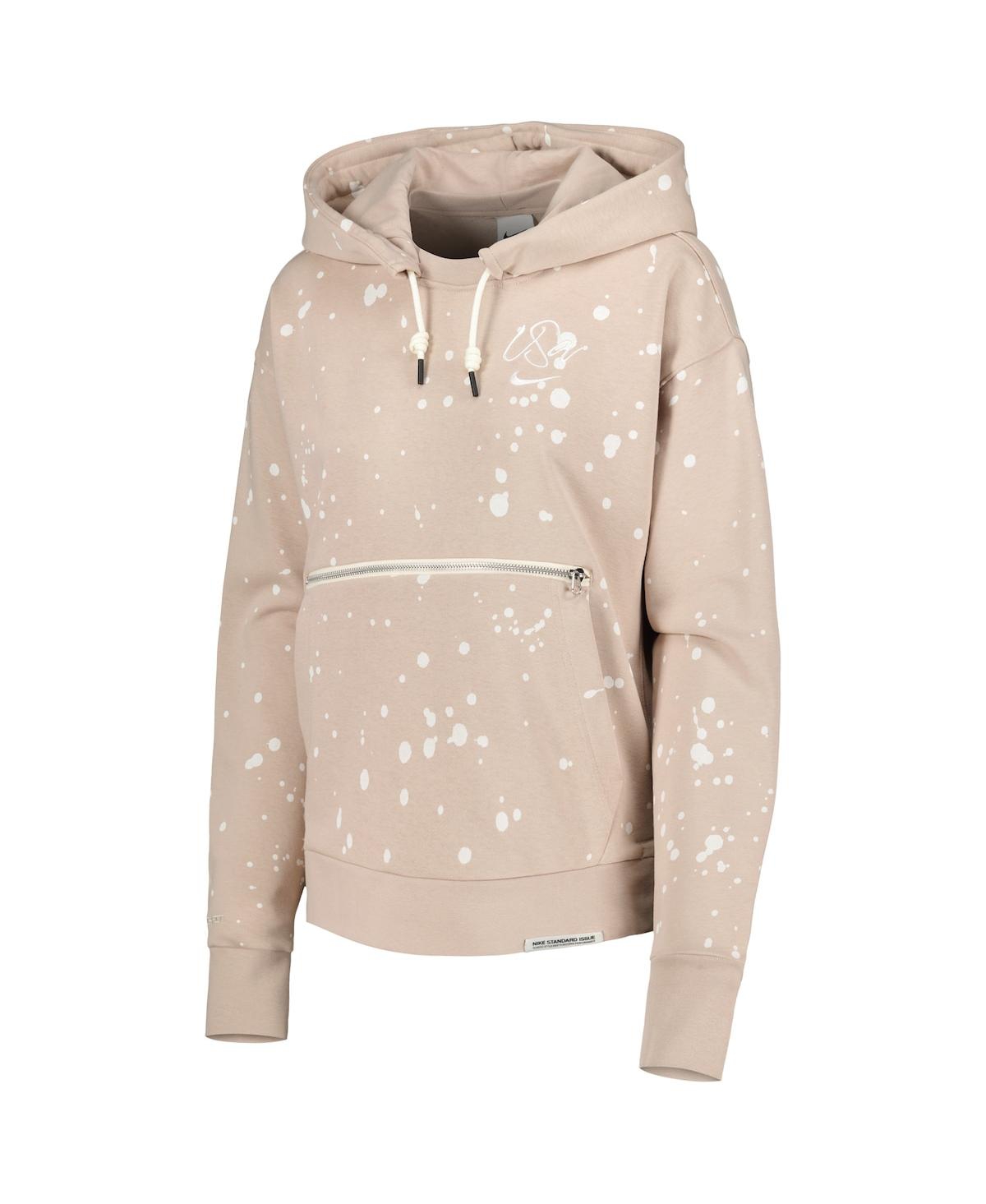 Women's NikeUsmnt Standard Issue Pullover Hoodie - Tan