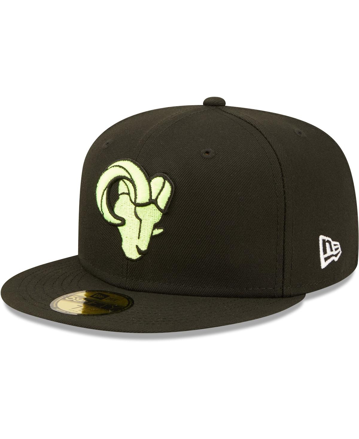 Men's New EraLos Angeles Rams Super Bowl Xxxiv Summer Pop 59FIFTY Fitted Hat - Black