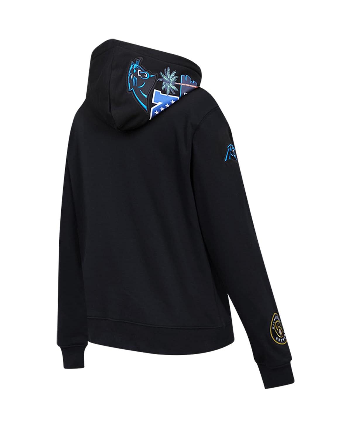 Shop Pro Standard Women's  Black Carolina Panthers Local Patch Pullover Hoodie