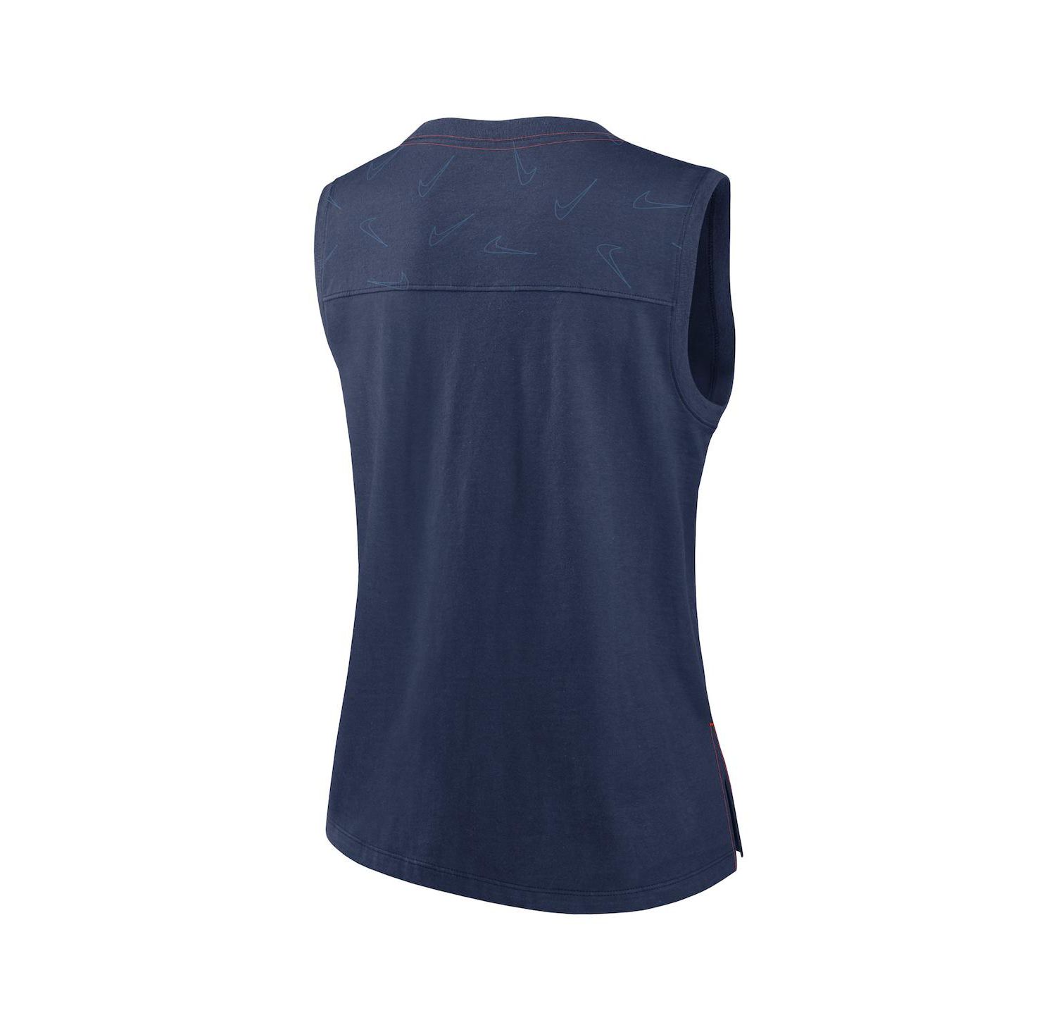 Women's Navy Houston Astros Muscle Play Tank Top