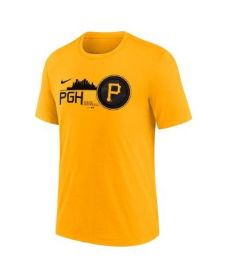 Men's Gold Pittsburgh Pirates 2023 City Connect Tri-Blend T-shirt