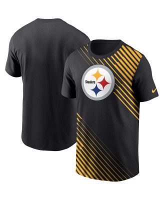 Nike Men's Pittsburgh Steelers Sideline Velocity Long Sleeve T-Shirt - Black - XXL Each